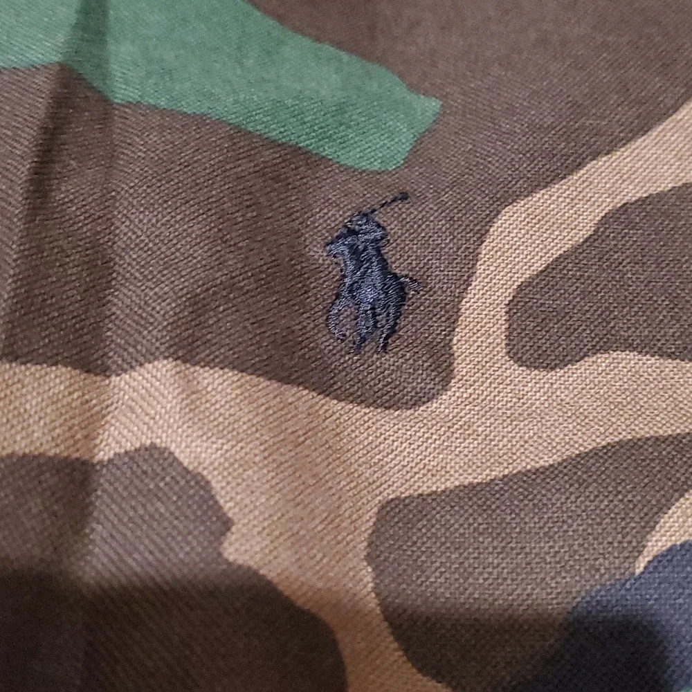 Ralph Lauren Green and Brown Camouflage Shirt - Picture 2 of 4